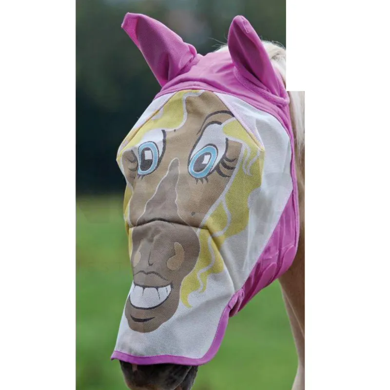 Shires Horse Face Fly Mask Girls